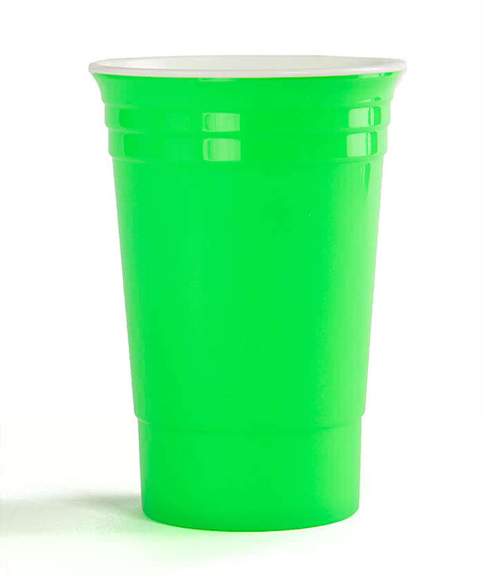 16 oz. Reusable Plastic Party Cup - Kelly Green