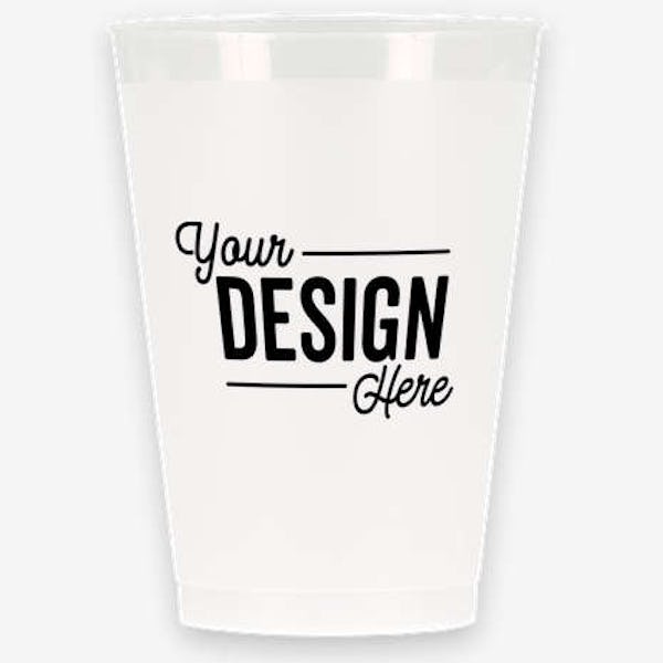 12 oz. Frosted Flex Cup - Trans Clear