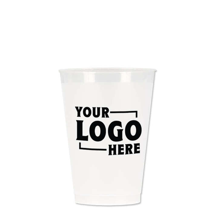 12 oz. Frosted Flex Cup - Trans Clear