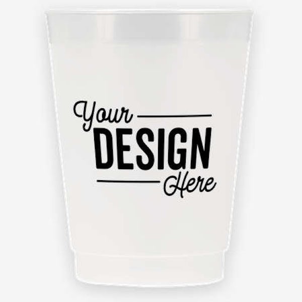 10 oz. Frosted Flex Cup - Trans Clear