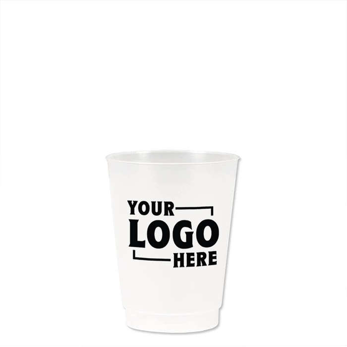 10 oz. Frosted Flex Cup - Trans Clear