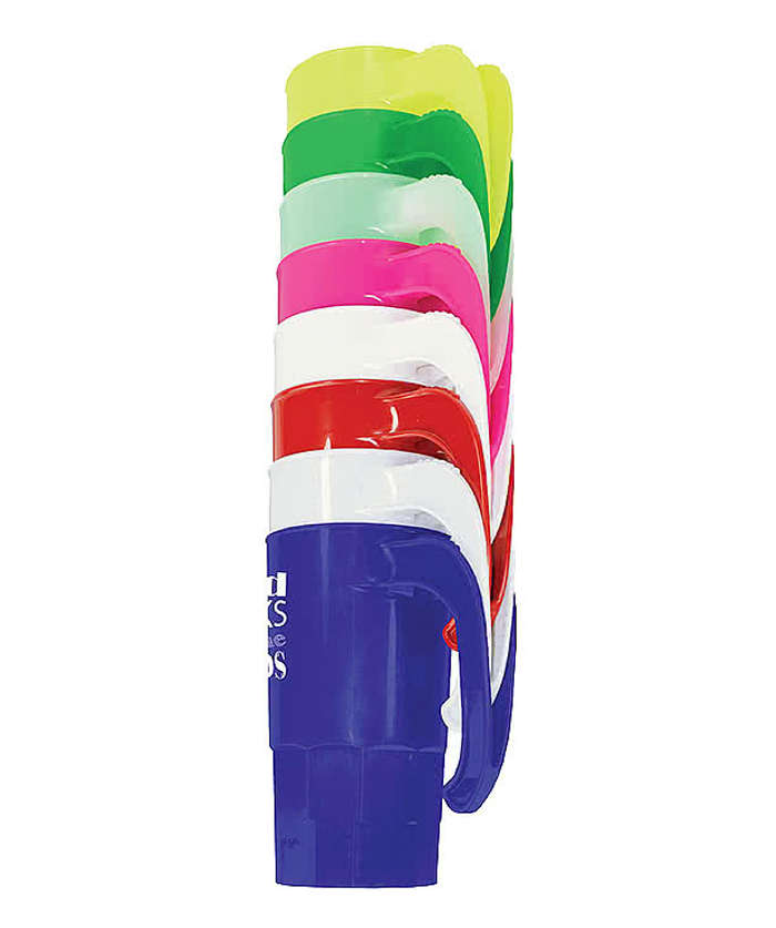 20 oz. Stackable Plastic Beverage Mug - Neon Yellow
