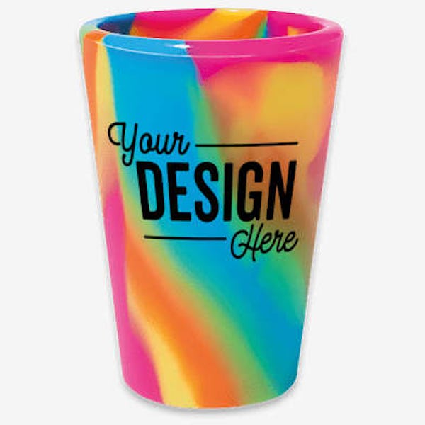 Silipint 1.5 oz. Silishot Silicone Shot Glass (Case of 24) - Hippie Hops