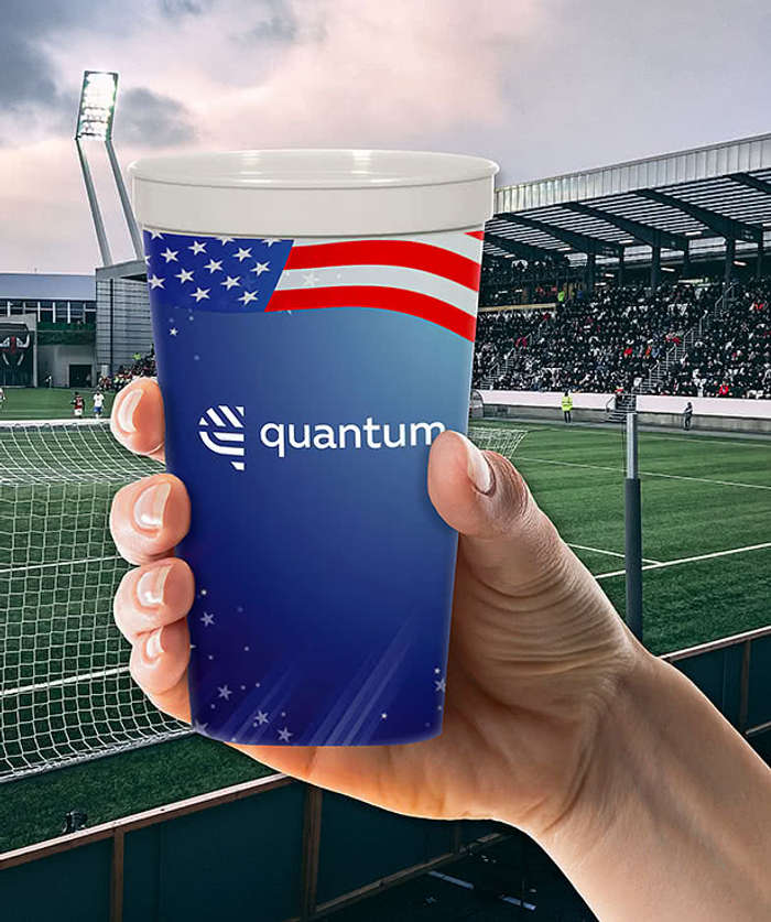 Full Color 22 oz. Big Game Plastic Stadium Cup (Case of 500) - Clear 3 Full Color 22 oz. Big Game Plastic Stadium Cup (Case of 500) - Clear