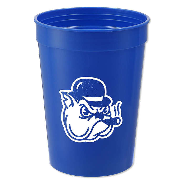 12 oz. Solid Color Stadium Cup - White