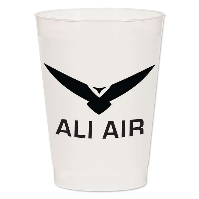 10 oz. Frost Flex Plastic Stadium Cup (Case of 500) - Frost Clear