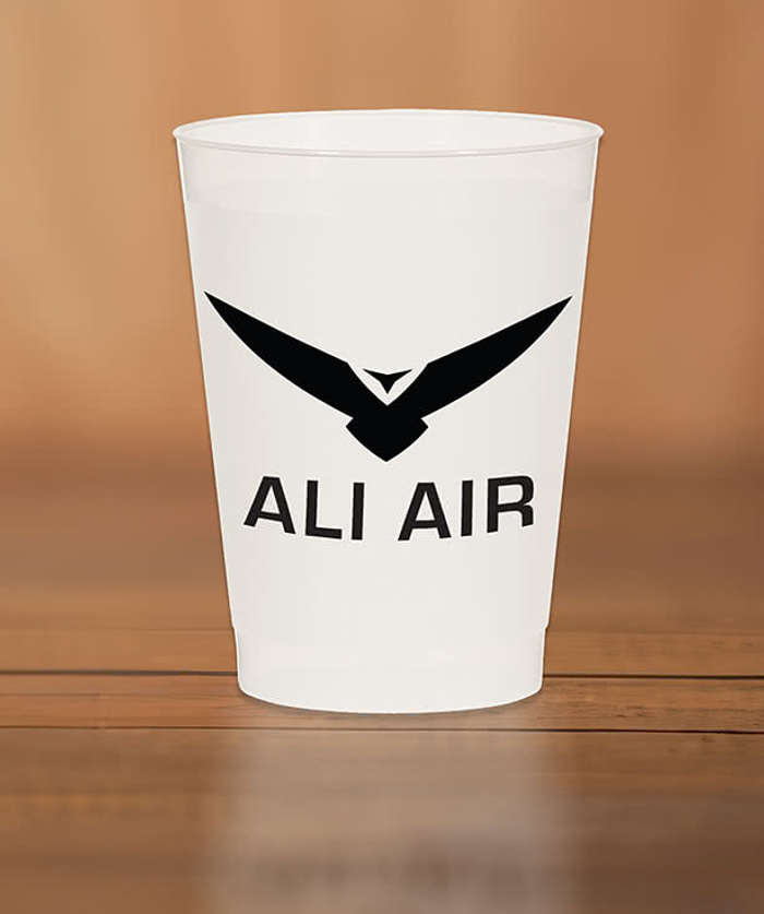 10 oz. Frost Flex Plastic Stadium Cup (Case of 500) - Frost Clear