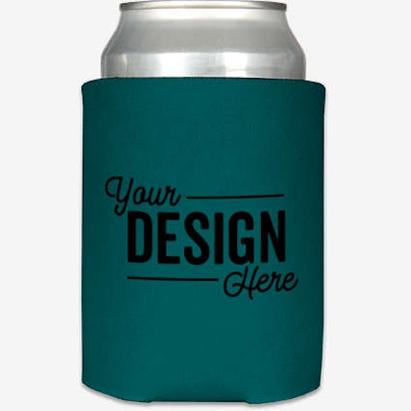 Foldable Can Cooler - Turquoise