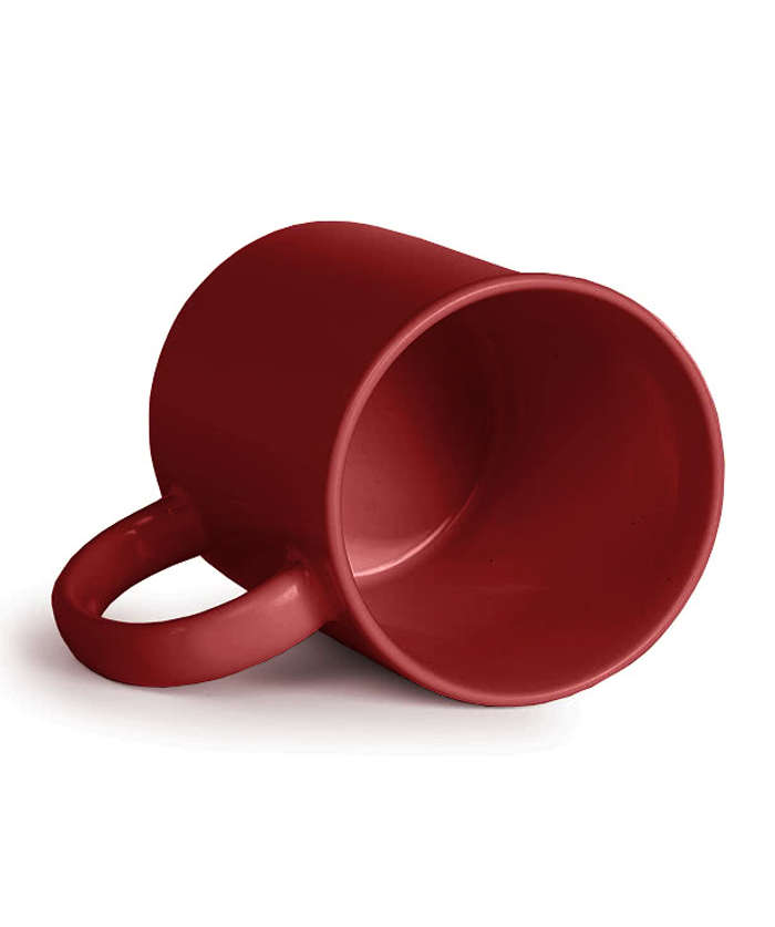 11 oz. Glossy Ceramic Mug - Orange 5 11 oz. Glossy Ceramic Mug - Orange