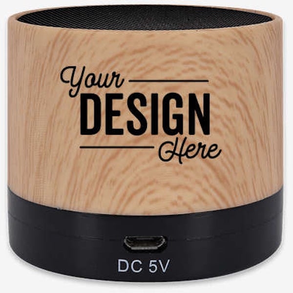 Allegro Wood Grain Wireless Bluetooth Speaker - Woodtone