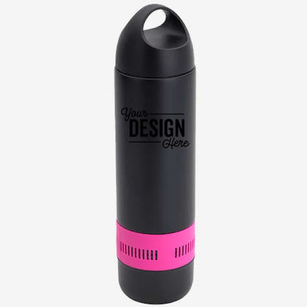 Bayou 14 oz Combo Water Bottle & Wireless Speaker - Pink