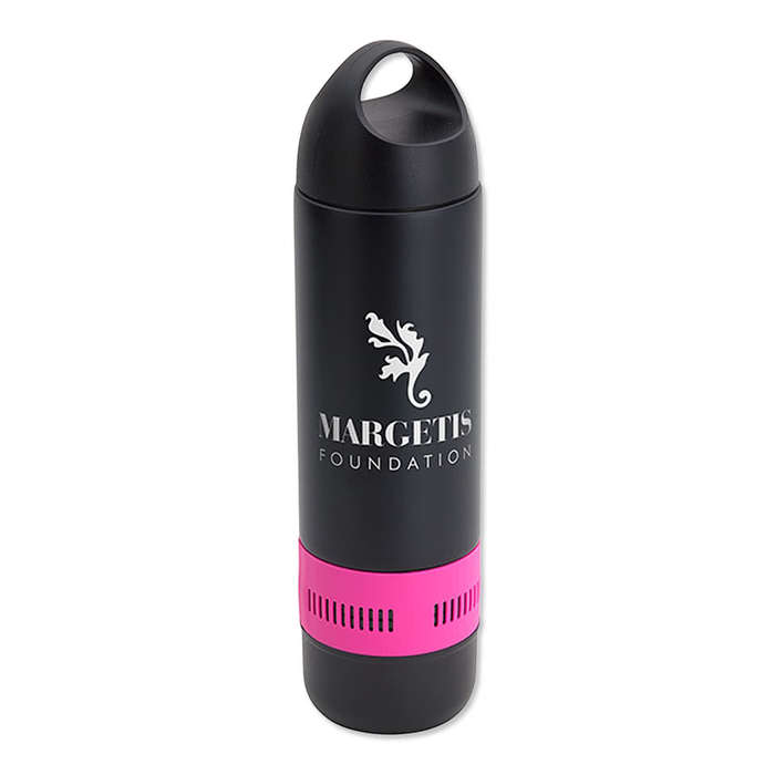 Bayou 14 oz Combo Water Bottle & Wireless Speaker - Pink