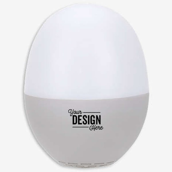 Audio Dome Lighted Wireless Speaker with White Noise Sounds - Gray