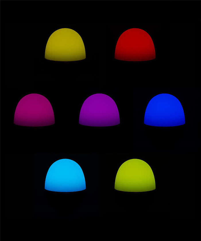 Audio Dome Lighted Wireless Speaker with White Noise Sounds - Gray 3 Audio Dome Lighted Wireless Speaker with White Noise Sounds - Gray