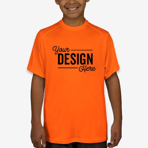 Badger Youth B-Dry Performance Shirt - Safety Orange