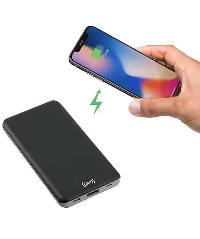 Full Color Axial 4,000 mAh Portable Wireless Power Bank - White 3 Full Color Axial 4,000 mAh Portable Wireless Power Bank - White