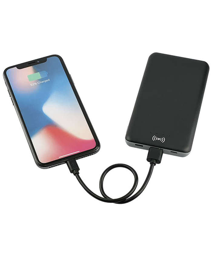 Full Color Axial 4,000 mAh Portable Wireless Power Bank - White 4 Full Color Axial 4,000 mAh Portable Wireless Power Bank - White