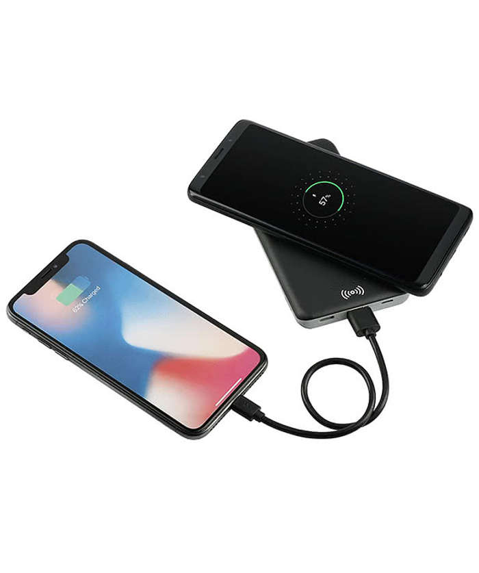 Full Color Axial 4,000 mAh Portable Wireless Power Bank - White 5 Full Color Axial 4,000 mAh Portable Wireless Power Bank - White