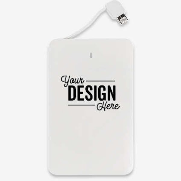 Full Color iTwist 2,500 mAh 3-in-1 Portable Power Bank - White
