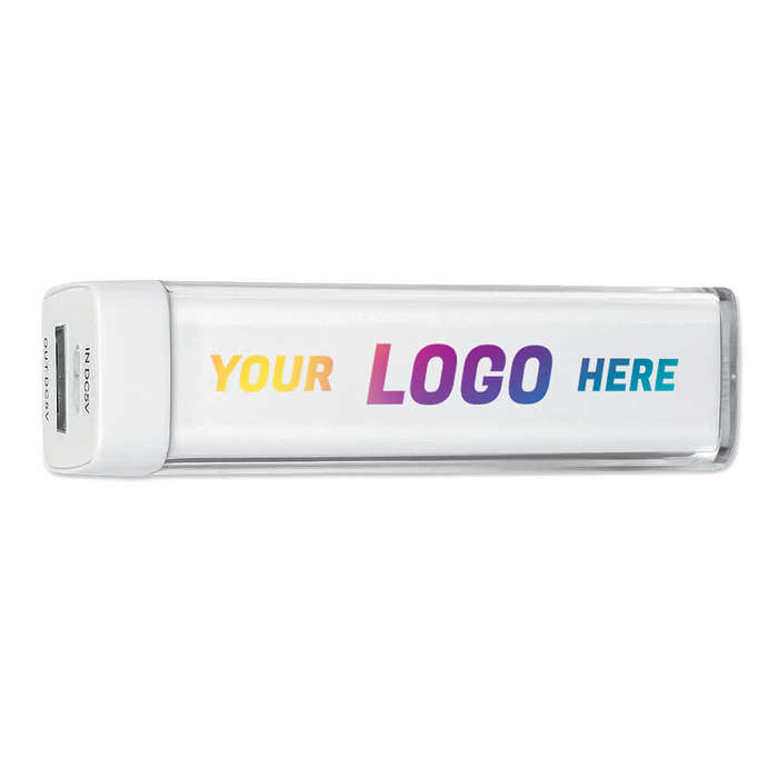 Charge-It-Up 2,200 mAh Power Bank - White