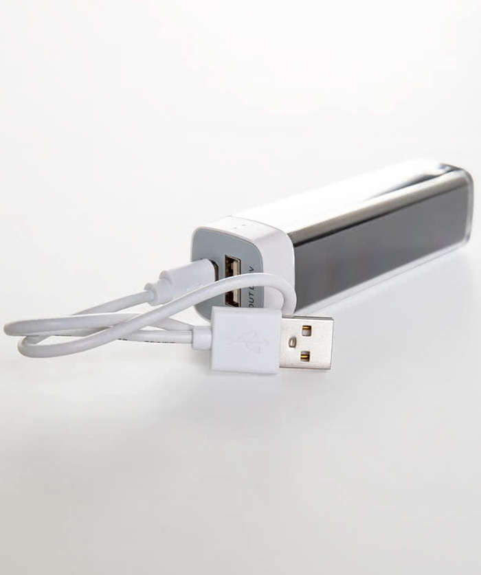 Charge-It-Up 2,200 mAh Power Bank - White
