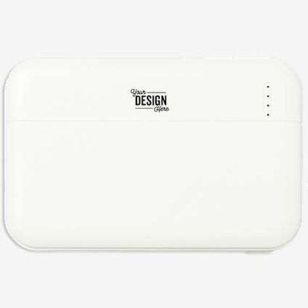 Full Color iLive 5K 5,000 mAh Portable Power Bank - White