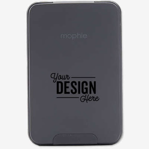 Full Color mophie Snap+ 5,000 mAh MagSafe Power Bank and Phone Stand - Black