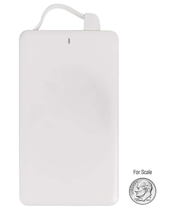Full Color iTwist 4-in-1 4,000 mAh Portable Power Bank - White