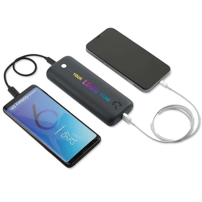 Full Color Nimble Champ Pro 20,000 mAh Portable Power Bank - Black