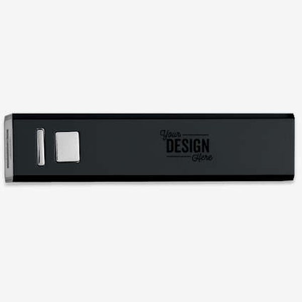 Full Color On-The-Go 2,200 mAh Portable Power Bank 2.0 - Black