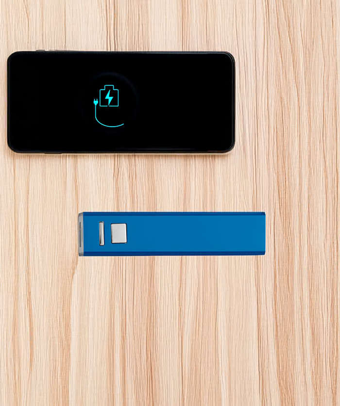 Full Color On-The-Go 2,200 mAh Portable Power Bank 2.0 - Black