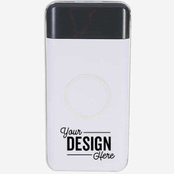 Constant 10,000 mAh Portable Wireless Power Bank - White (WH)