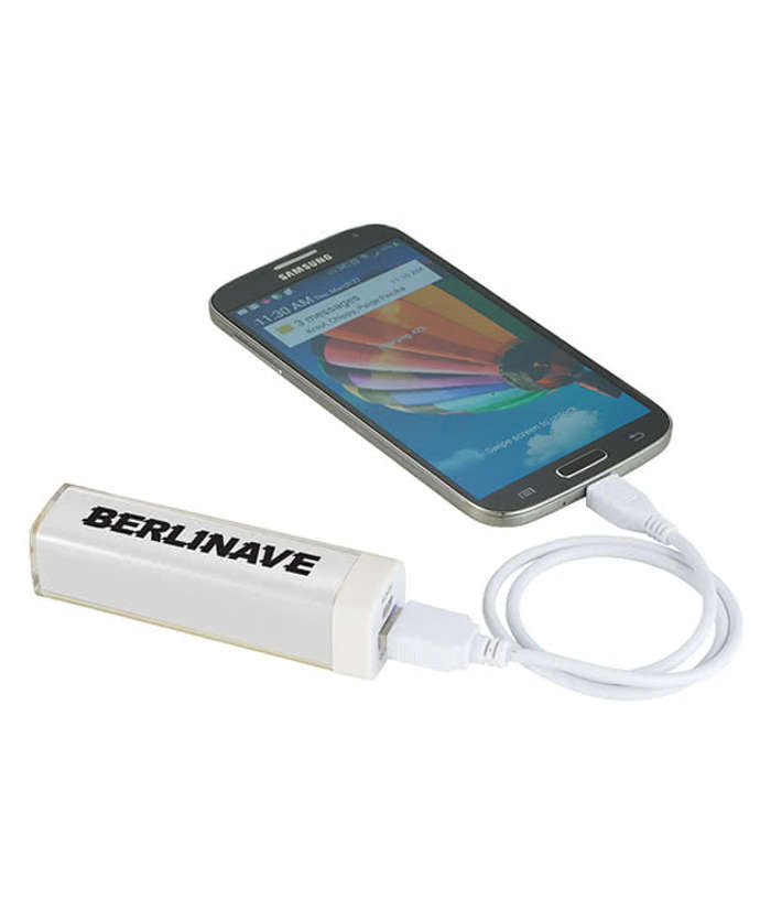 Flash 2,200 mAh Portable Power Bank - White 3 Flash 2,200 mAh Portable Power Bank - White