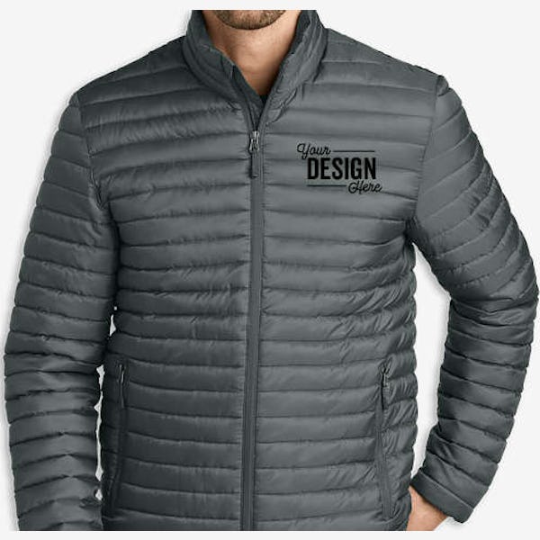 Eddie Bauer Quilted Insulated Jacket - Metal Grey