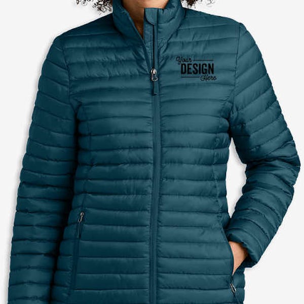 Eddie Bauer Women’s Quilted Insulated Jacket - Adriatic Blue