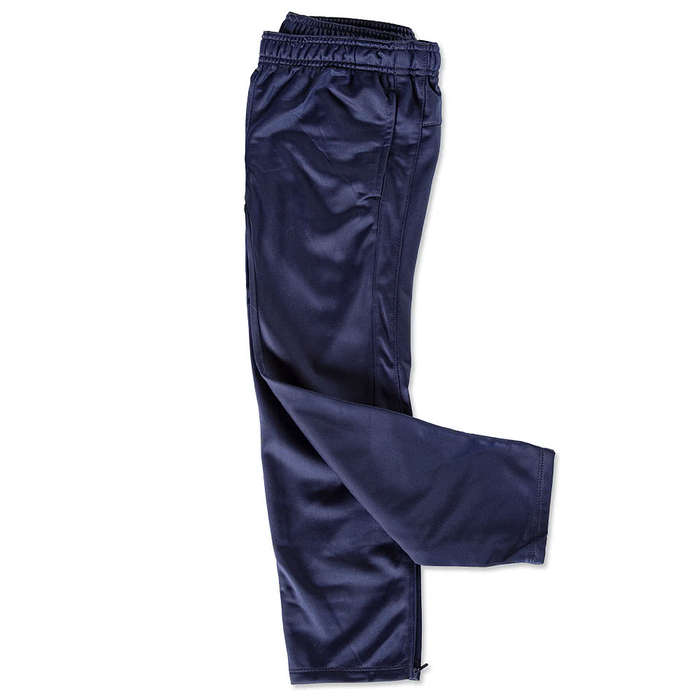 Sport-Tek Youth Tricot Tapered Warm-Up Pant - Black