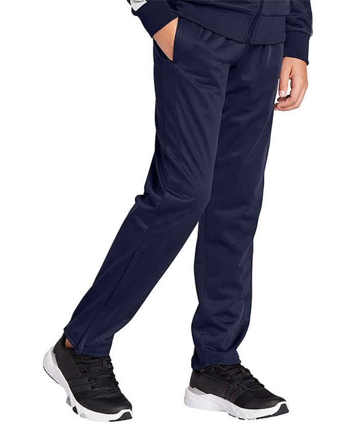 Sport-Tek Youth Tricot Tapered Warm-Up Pant - Black 3 Sport-Tek Youth Tricot Tapered Warm-Up Pant - Black