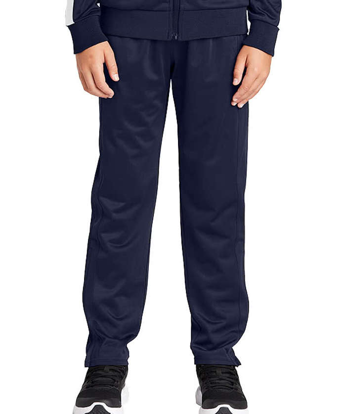 Sport-Tek Youth Tricot Tapered Warm-Up Pant - Black 4 Sport-Tek Youth Tricot Tapered Warm-Up Pant - Black