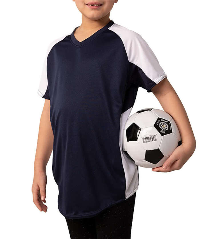 Augusta Youth Girls Cutter Jersey - White / Black