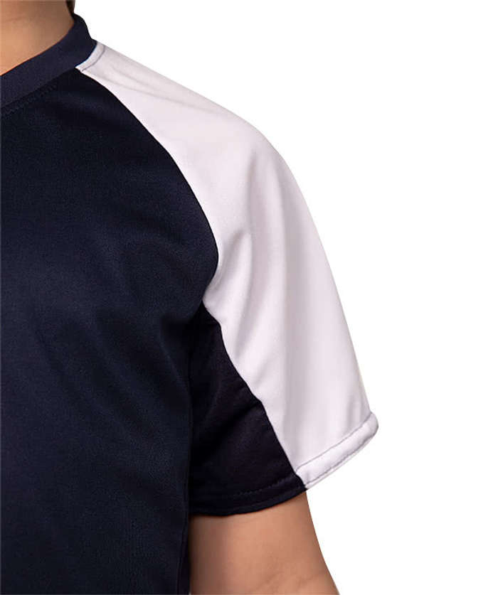 Augusta Youth Girls Cutter Jersey - White / Black