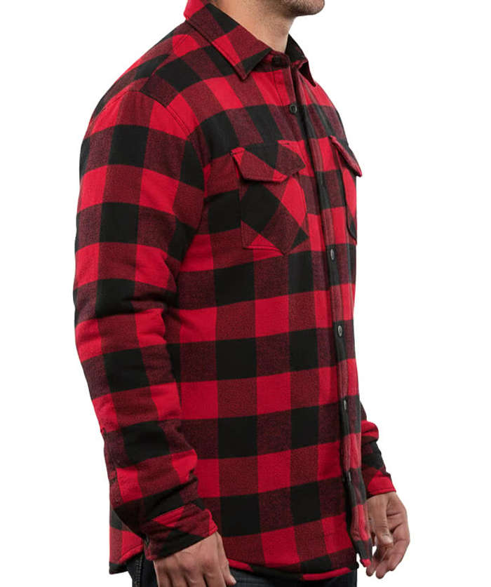 Burnside Quilted Flannel Jacket - Grey Steel 5 Burnside Quilted Flannel Jacket - Grey Steel