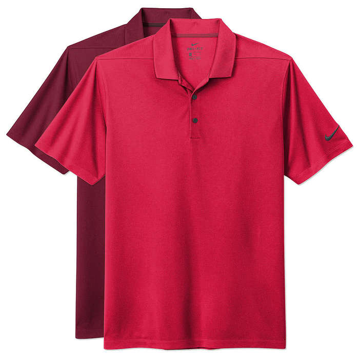 Nike Dri-FIT Micro Pique Performance Polo 2.0 - Printed - University Red