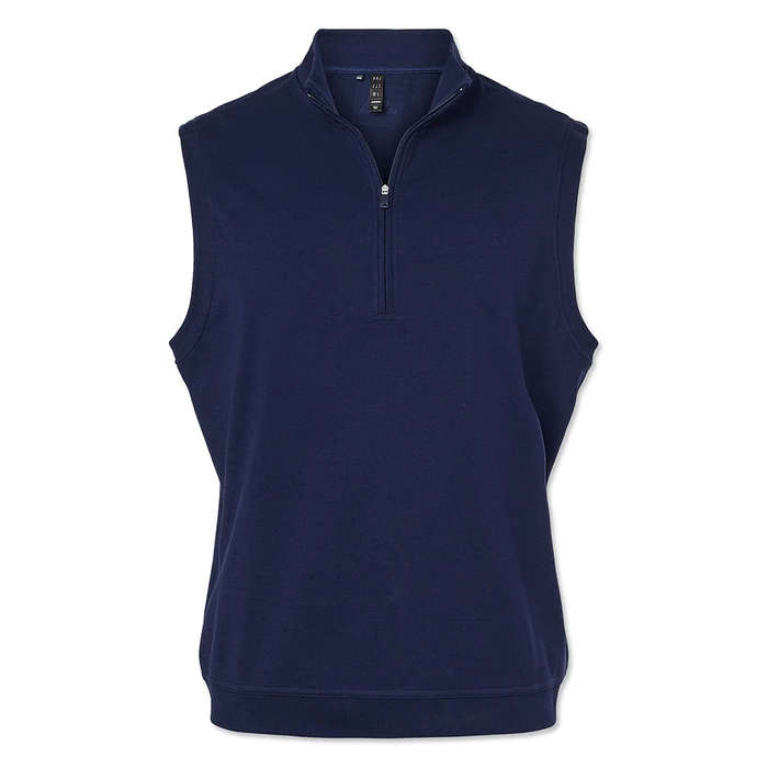 Adidas Club Recycled Quarter Zip Vest - Grey Three