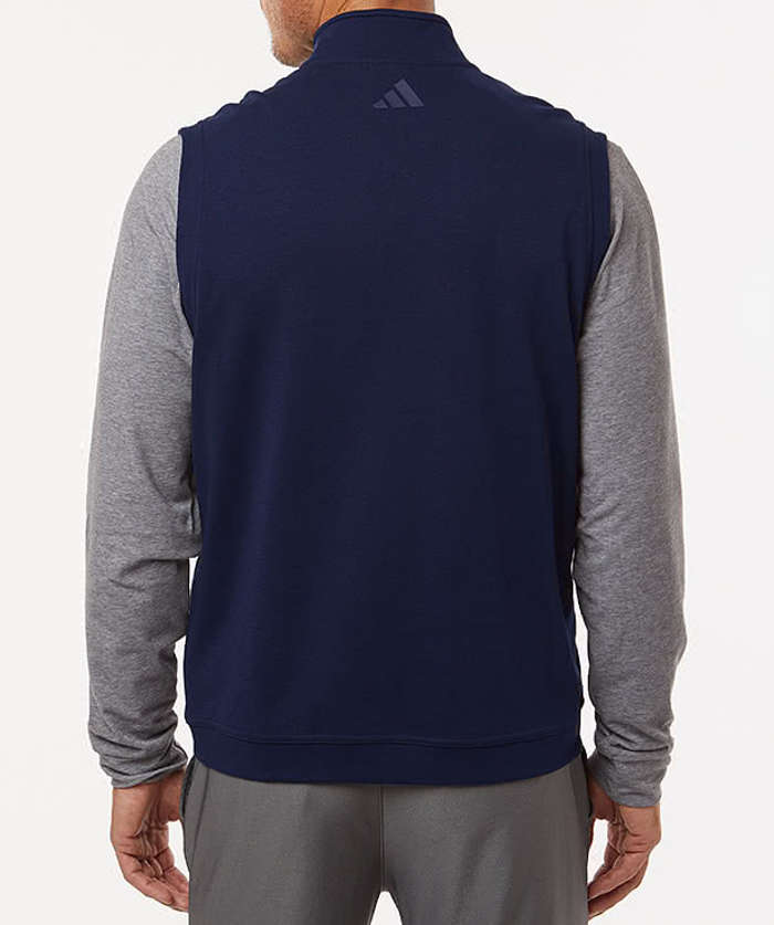 Adidas Club Recycled Quarter Zip Vest - Grey Three