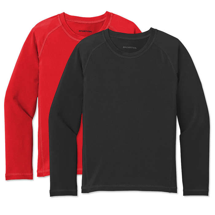 Sport-Tek Youth Long Sleeve Rash Guard Shirt - True Royal