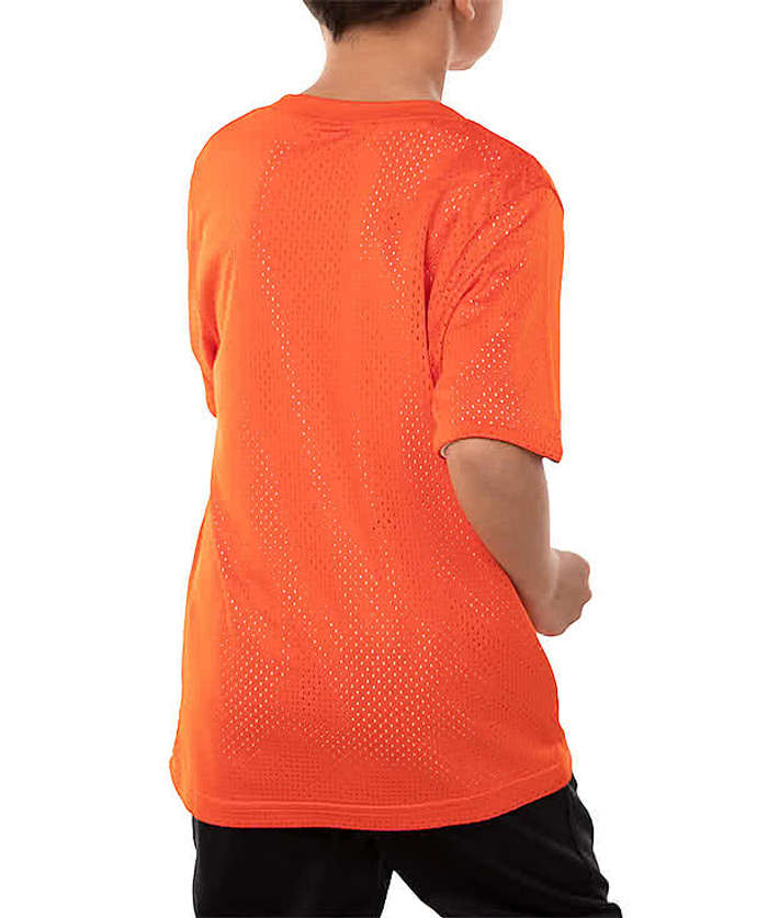 Augusta Youth Short Sleeve Mesh Reversible Jersey - Royal / White
