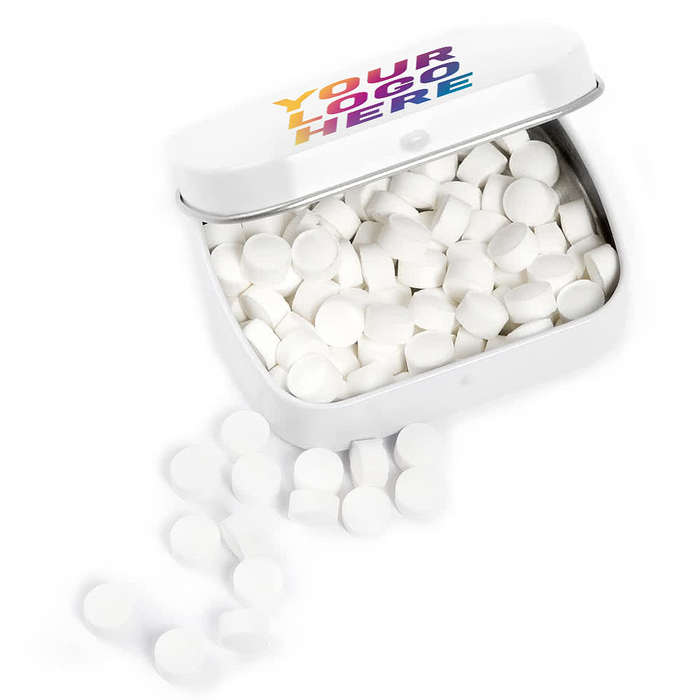 Domed MicroMints® Tin - White