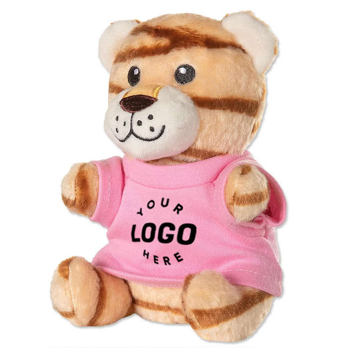 6" Little Buddy Tiger Plush Animal - Light Blue