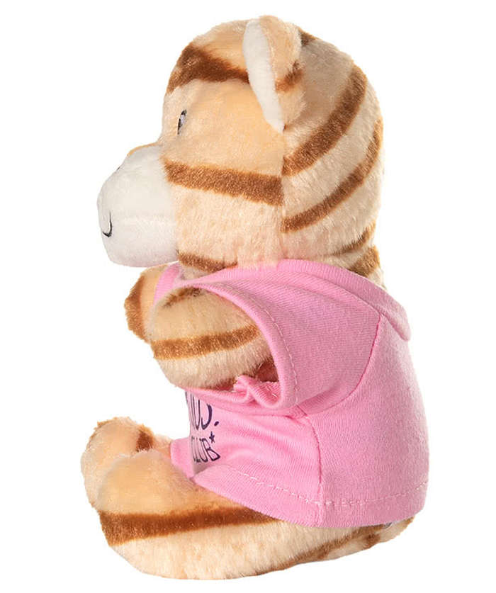 6" Little Buddy Tiger Plush Animal - Light Blue