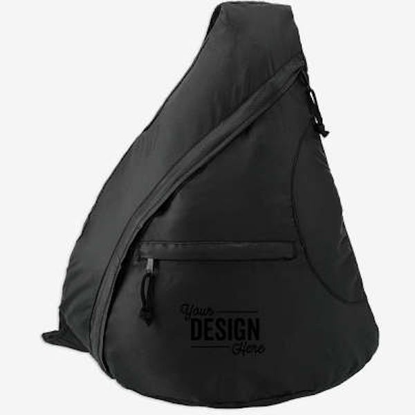 Downtown Sling Backpack - Black